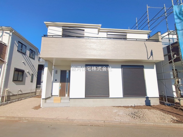 G00385695 神奈川県相模原市南区西大沼３丁目 新築一戸建て 4690万円 土地面積109.65m² (約33.16坪) 建物面積93.15m² (約28.17坪) 間取り３ＳＬＤＫ 築年月2026年04月【外観5】