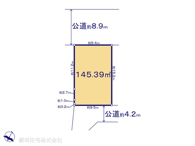 G00385704 埼玉県上尾市向山１丁目 土地(建築条件付土地) 3280万円【区画図】
