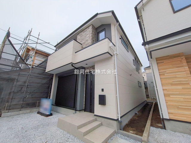 G00385706 神奈川県相模原市南区上鶴間８丁目 新築一戸建て 7698万円 土地面積154.53m² (約46.74坪) 建物面積108.71m² (約32.88坪) 間取り４ＬＤＫ 築年月2025年12月(築１年以内)【外観10】