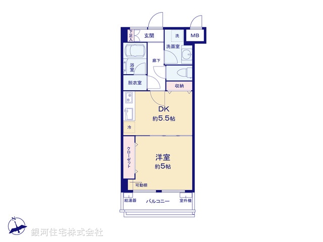 G00385708 東京都品川区南大井２丁目 中古マンション 2480万円【間取図】