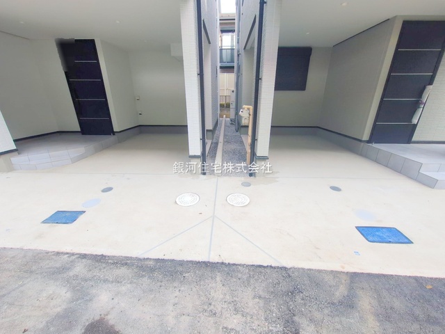 G00385732 千葉県市川市新田５丁目 新築一戸建て 6190万円 土地面積68.57m² (約20.74坪) 建物面積110.56m² (約33.44坪) 間取り４ＬＤＫ 築年月2025年12月(築１年以内)【外観10】