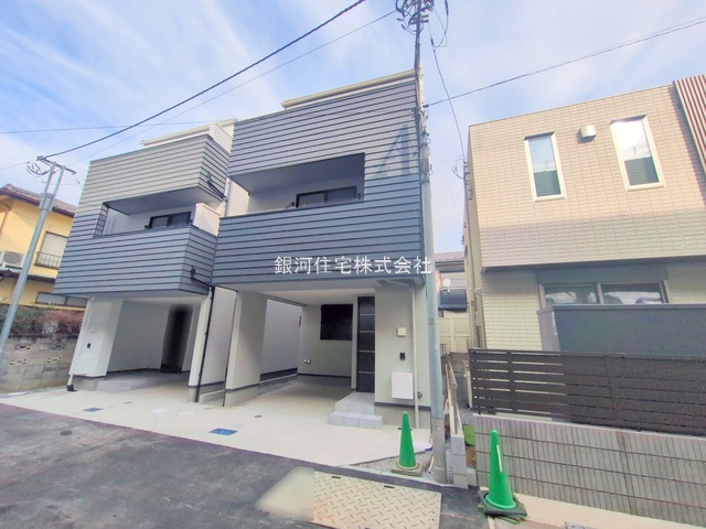 G00385732 千葉県市川市新田５丁目 新築一戸建て 6190万円 土地面積68.57m² (約20.74坪) 建物面積110.56m² (約33.44坪) 間取り４ＬＤＫ 築年月2025年12月(築１年以内)【外観13】