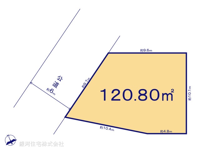 G00385745 埼玉県桶川市下日出谷西１丁目 土地 1880万円【区画図】