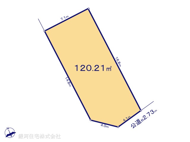 G00385768 神奈川県相模原市南区上鶴間本町９丁目 土地 3790万円【区画図】