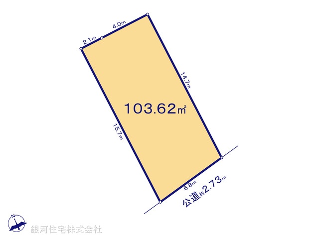 G00385770 神奈川県相模原市南区上鶴間本町９丁目 土地 3490万円【区画図】