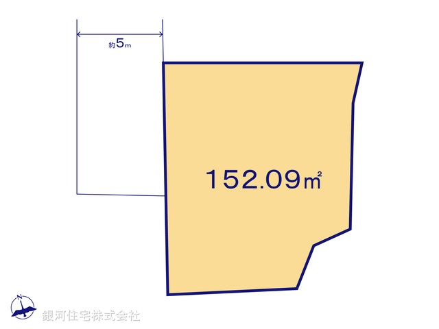 G00385787 東京都あきる野市野辺 土地(建築条件付土地) 1740万円【区画図】
