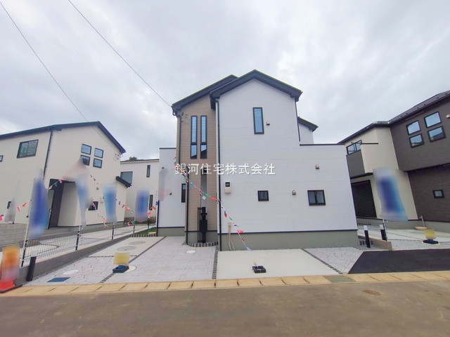 G00385807 千葉県市川市本北方３丁目 新築一戸建て 4380万円 土地面積113.25m² (約34.25坪) 建物面積97.91m² (約29.61坪) 間取り４ＬＤＫ 築年月2025年09月(築１年以内)【外観2】