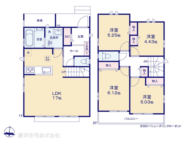 G00385823 埼玉県新座市石神４丁目 新築一戸建て 3890万円【間取図】