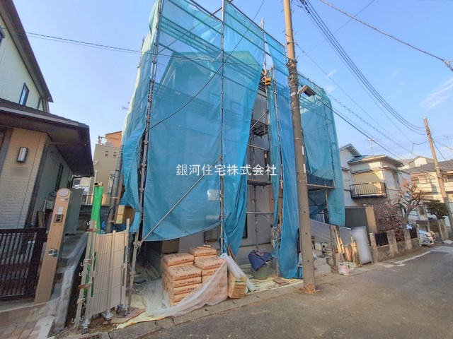 G00385866 神奈川県川崎市宮前区東有馬１丁目 新築一戸建て 5150万円 土地面積97.04m² (約29.35坪) 建物面積77.42m² (約23.41坪) 間取り３ＬＤＫ 築年月2026年03月(築１年以内)【外観18】