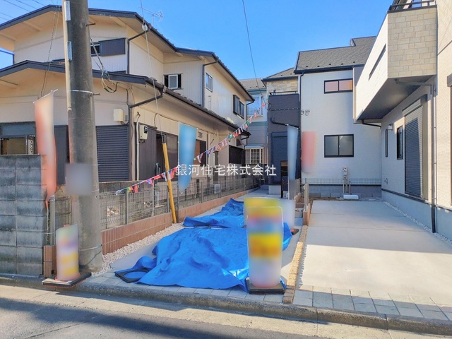 G00385868 埼玉県志木市柏町２丁目 新築一戸建て 4399万円 土地面積106.46m² (約32.20坪) 建物面積95.63m² (約28.92坪) 間取り３ＬＤＫ 築年月2025年12月(築１年以内)【外観2】