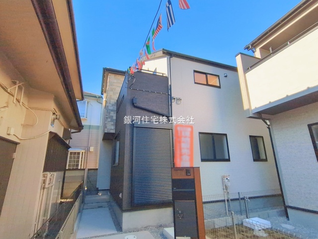 G00385868 埼玉県志木市柏町２丁目 新築一戸建て 4399万円 土地面積106.46m² (約32.20坪) 建物面積95.63m² (約28.92坪) 間取り３ＬＤＫ 築年月2025年12月(築１年以内)【外観10】