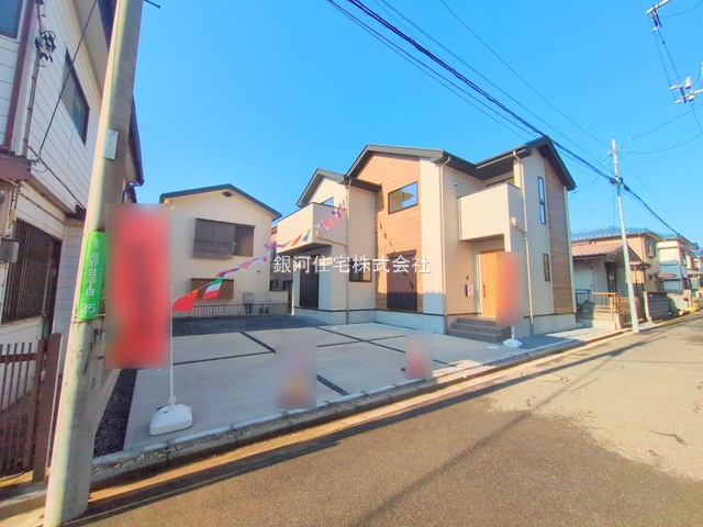 G00385922 千葉県船橋市高野台３丁目 新築一戸建て 3898万円 土地面積166.98m² (約50.51坪) 建物面積105.64m² (約31.95坪) 間取り４ＬＤＫ 築年月2025年09月(築１年以内)【外観2】