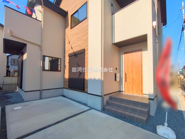 G00385922 千葉県船橋市高野台３丁目 新築一戸建て 3898万円 土地面積166.98m² (約50.51坪) 建物面積105.64m² (約31.95坪) 間取り４ＬＤＫ 築年月2025年09月(築１年以内)【外観10】