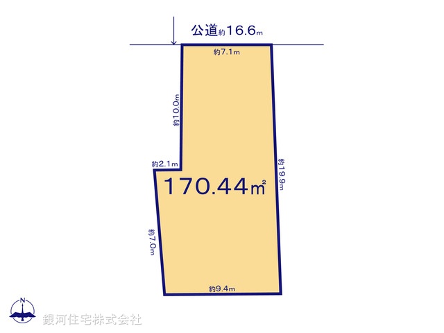 G00385923 東京都新宿区原町３丁目 土地 3億3800万円【区画図】