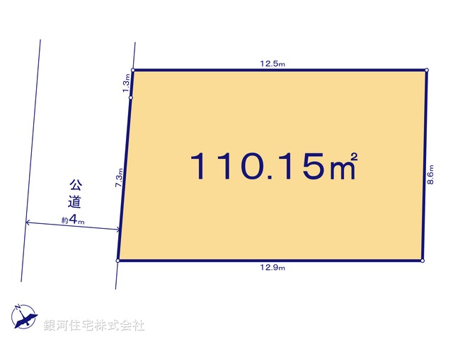 G00385993 千葉県千葉市中央区大巌寺町 土地 1548万円【区画図】