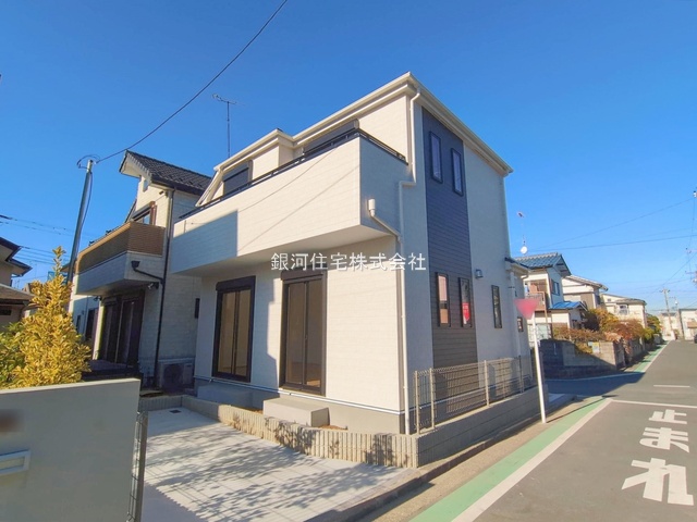 G00386026 神奈川県横浜市戸塚区南舞岡４丁目 新築一戸建て 4790万円 土地面積104.51m² (約31.61坪) 建物面積83.42m² (約25.23坪) 間取り３ＬＤＫ 築年月2025年12月(築１年以内)【外観2】