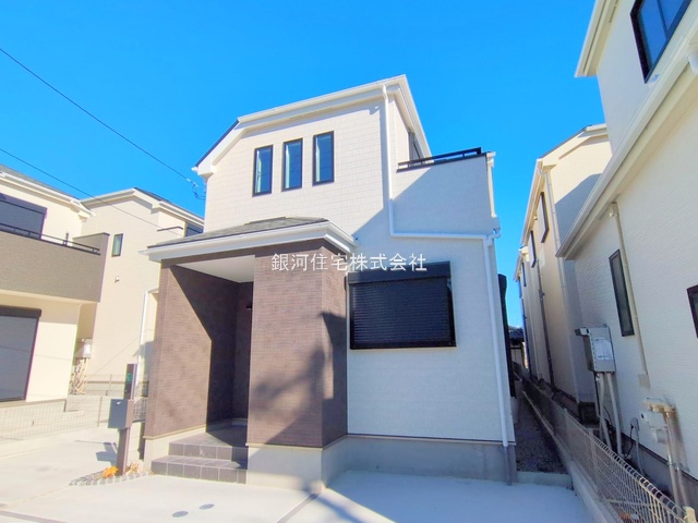 G00386048 東京都葛飾区東水元５丁目 新築一戸建て 4390万円 土地面積98.25m² (約29.72坪) 建物面積89.64m² (約27.11坪) 間取り３ＳＬＤＫ 築年月2025年10月(築１年以内)【外観12】