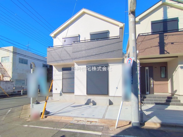 G00386049 東京都葛飾区東水元５丁目 新築一戸建て 4990万円 土地面積95.39m² (約28.85坪) 建物面積90.04m² (約27.23坪) 間取り４ＬＤＫ 築年月2025年10月(築１年以内)【外観2】