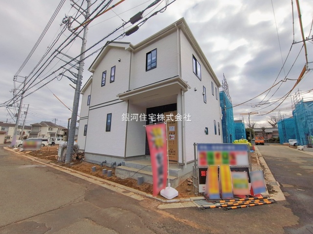 G00386060 埼玉県新座市石神４丁目 新築一戸建て 4090万円 土地面積100.04m² (約30.26坪) 建物面積88.39m² (約26.73坪) 間取り４ＬＤＫ 築年月2026年02月【外観10】