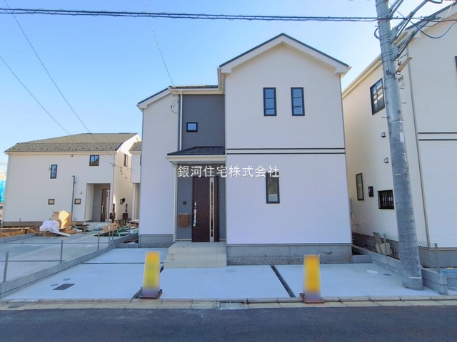 G00386061 埼玉県新座市石神４丁目 新築一戸建て 3890万円 土地面積100.04m² (約30.26坪) 建物面積87.77m² (約26.55坪) 間取り４ＬＤＫ 築年月2026年02月【外観9】