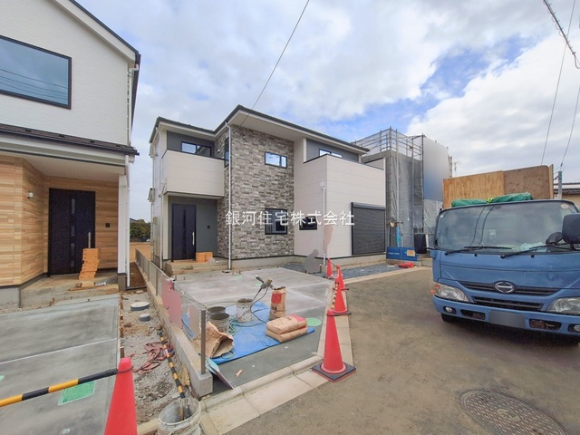 G00386237 千葉県船橋市芝山７丁目 新築一戸建て 4799万円 土地面積121.63m² (約36.79坪) 建物面積105.68m² (約31.96坪) 間取り３ＬＤＫ 築年月2026年03月【外観2】