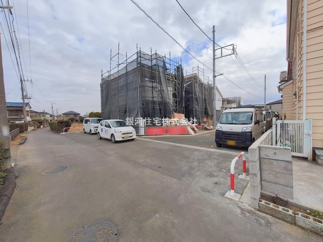 G00386237 千葉県船橋市芝山７丁目 新築一戸建て 4799万円 土地面積121.63m² (約36.79坪) 建物面積105.68m² (約31.96坪) 間取り３ＬＤＫ 築年月2026年03月【外観3】