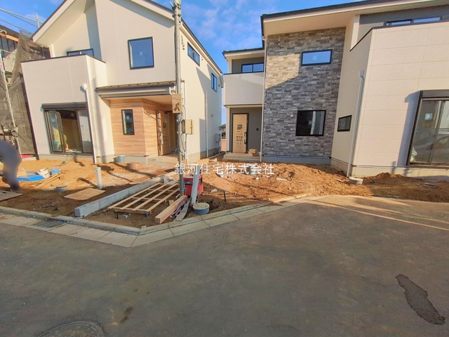 G00386237 千葉県船橋市芝山７丁目 新築一戸建て 4799万円 土地面積121.63m² (約36.79坪) 建物面積105.68m² (約31.96坪) 間取り３ＬＤＫ 築年月2026年03月【外観9】