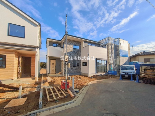 G00386237 千葉県船橋市芝山７丁目 新築一戸建て 4799万円 土地面積121.63m² (約36.79坪) 建物面積105.68m² (約31.96坪) 間取り３ＬＤＫ 築年月2026年03月【外観15】