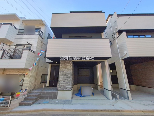 G00386269 千葉県習志野市藤崎２丁目 新築一戸建て 5388万円 土地面積67.66m² (約20.46坪) 建物面積120.47m² (約36.44坪) 間取り４ＬＤＫ 築年月2026年01月(築１年以内)【外観14】