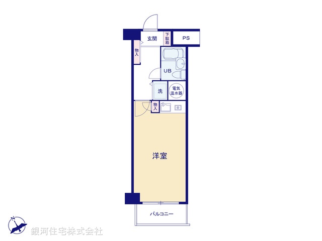 G00386318 東京都豊島区北大塚２丁目 中古マンション 2580万円【間取図】