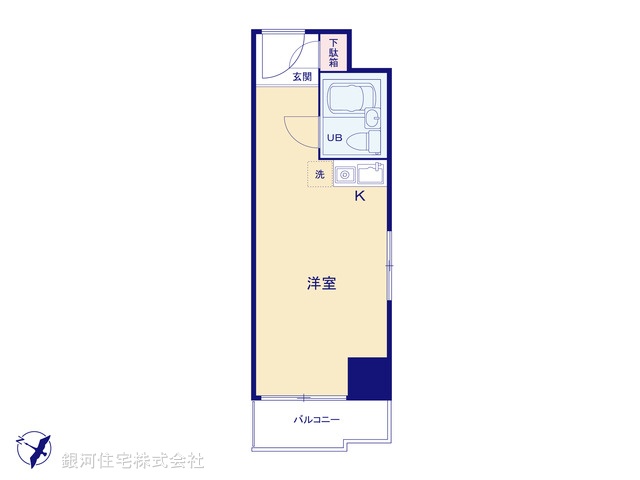 G00386375 神奈川県横浜市南区真金町１丁目 中古マンション 1120万円【間取図】