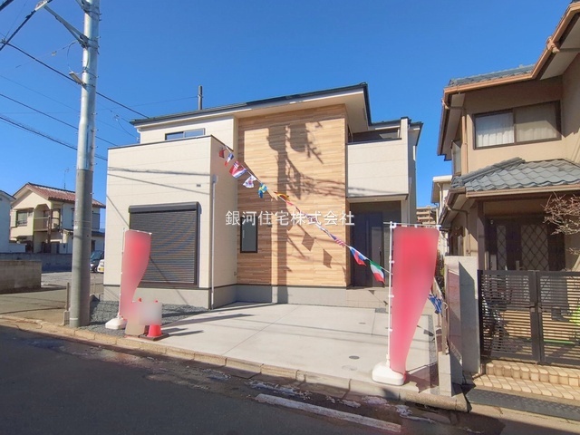 G00386408 千葉県習志野市東習志野６丁目 新築一戸建て 4488万円 土地面積120.95m² (約36.58坪) 建物面積105.09m² (約31.78坪) 間取り４ＬＤＫ 築年月2026年02月【外観2】