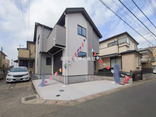 G00386418 千葉県船橋市夏見２丁目 新築一戸建て 5698万円 土地面積99.81m² (約30.19坪) 建物面積96.70m² (約29.25坪) 間取り３ＬＤＫ 築年月2026年01月(築１年以内)【外観2】