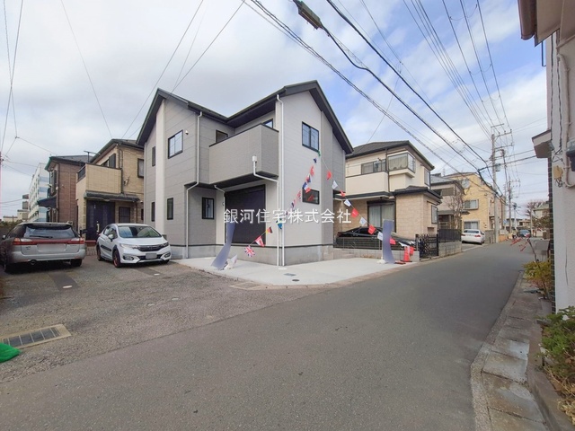 G00386418 千葉県船橋市夏見２丁目 新築一戸建て 5698万円 土地面積99.81m² (約30.19坪) 建物面積96.70m² (約29.25坪) 間取り３ＬＤＫ 築年月2026年01月(築１年以内)【外観3】