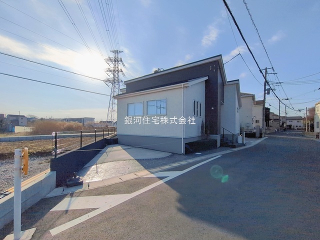 G00386442 千葉県四街道市内黒田 新築一戸建て 3990万円 土地面積192.87m² (約58.34坪) 建物面積88.60m² (約26.80坪) 間取り３ＬＤＫ 築年月2025年03月(築１年以内)【外観14】