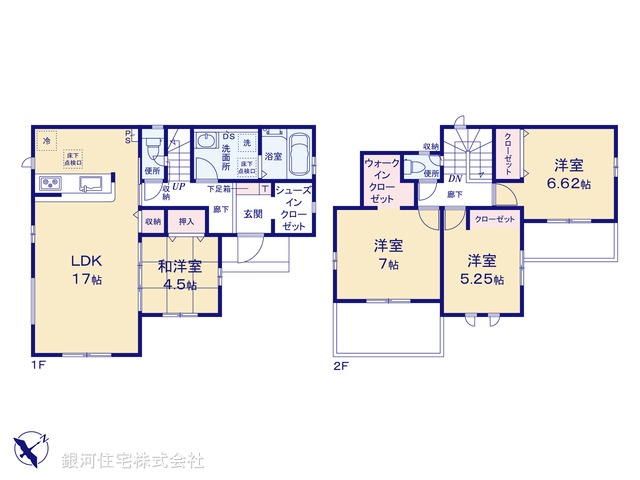 G00386450 千葉県四街道市鹿渡 新築一戸建て 4190万円【間取図】
