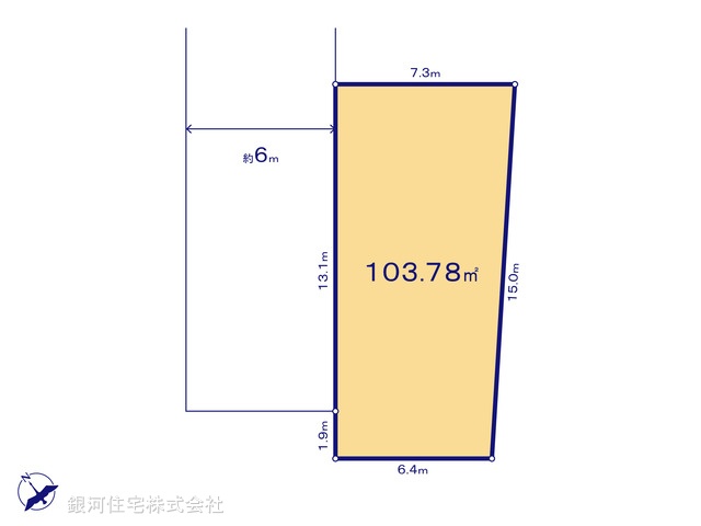 G00386577 埼玉県さいたま市北区本郷町 土地 3290万円【区画図】
