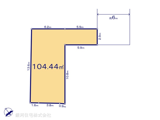 G00386578 埼玉県さいたま市北区本郷町 土地 2990万円【区画図】