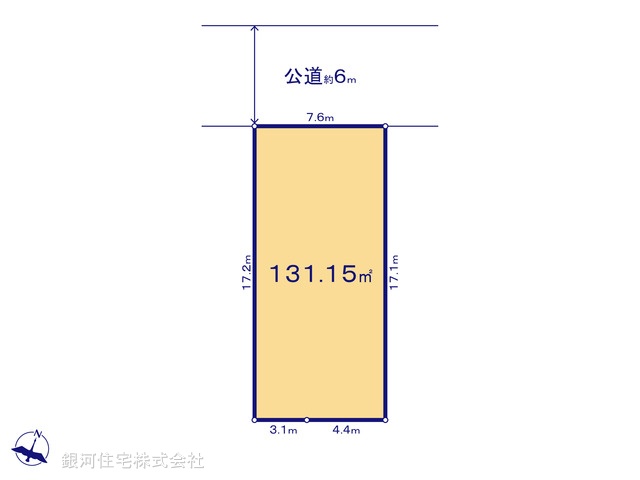 G00386597 神奈川県川崎市高津区下作延６丁目 土地 6880万円【区画図】