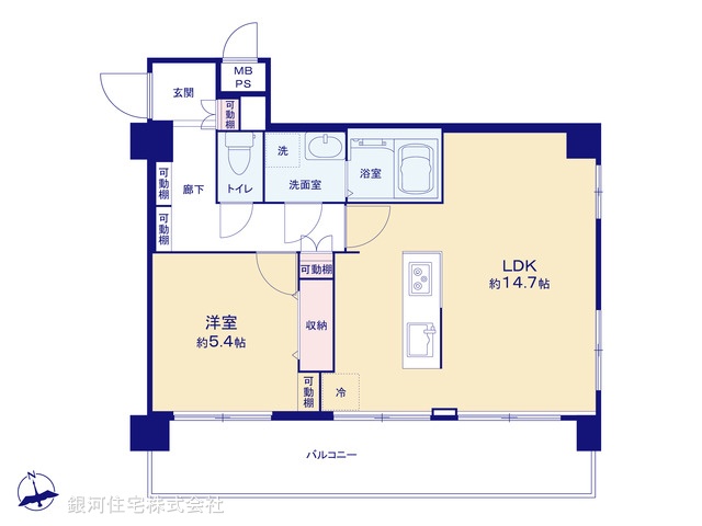 G00386649 東京都中央区湊３丁目 中古マンション 6899万円【間取図】