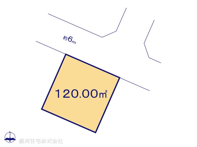 G00386659 埼玉県春日部市新宿新田 土地 1490万円【区画図】