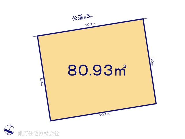 G00386722 埼玉県さいたま市西区大字指扇 土地 2899万円【区画図】