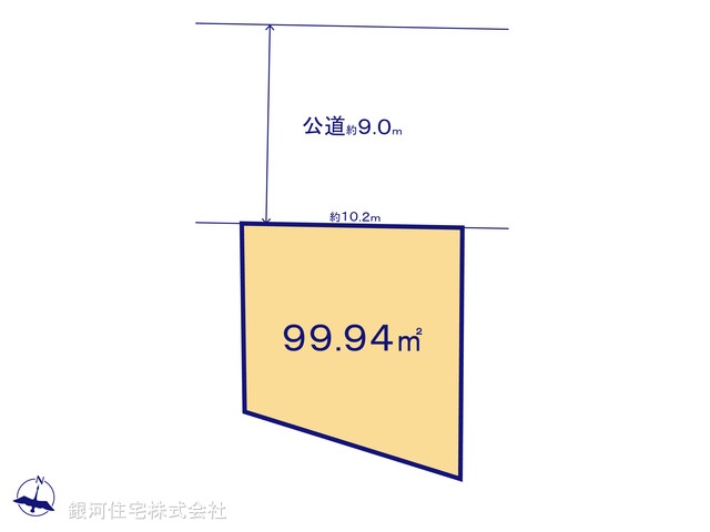 G00386760 神奈川県横浜市港北区篠原東１丁目 土地 7580万円【区画図】