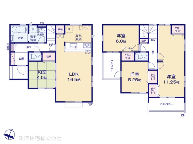 G00386798 埼玉県狭山市狭山台４丁目 新築一戸建て 4098万円【間取図】