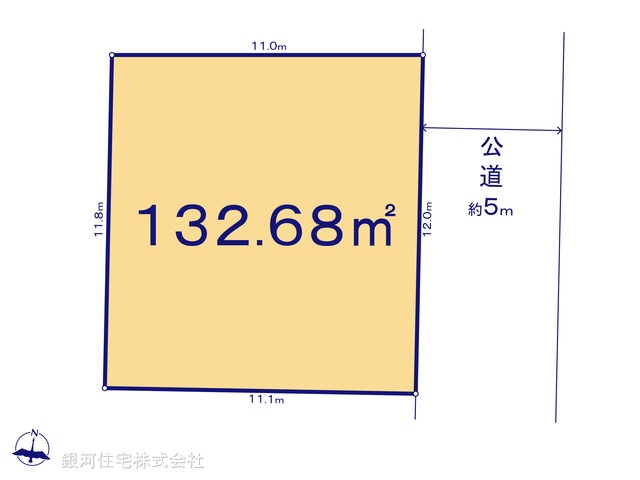 G00386807 東京都練馬区大泉学園町６丁目 土地(建築条件付土地) 4880万円【区画図】