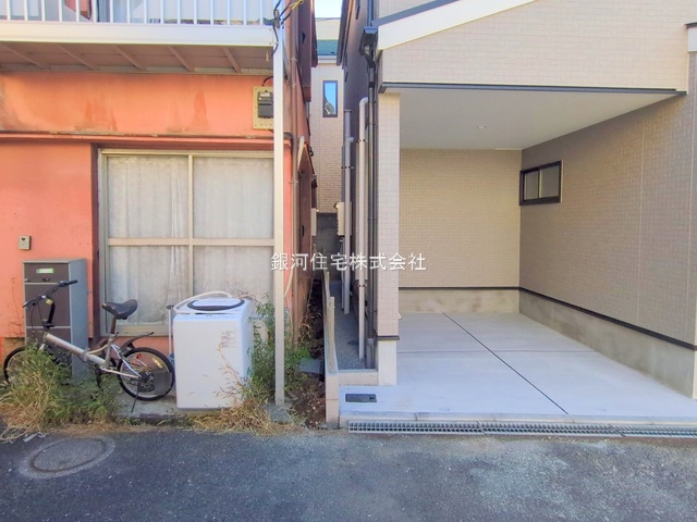 G00386821 千葉県市川市新田１丁目 新築一戸建て 3980万円 土地面積46.31m² (約14.00坪) 建物面積74.31m² (約22.47坪) 間取り２ＳＬＤＫ 築年月2025年12月(築１年以内)【外観8】