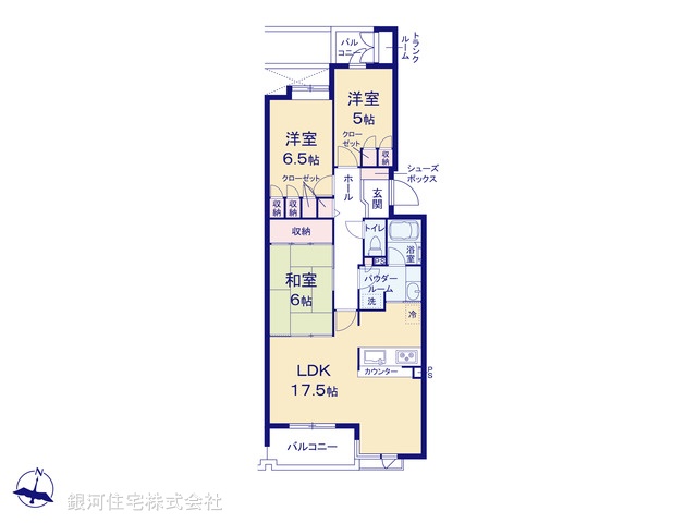 G00386829 神奈川県鎌倉市玉縄４丁目 中古マンション 3180万円【間取図】