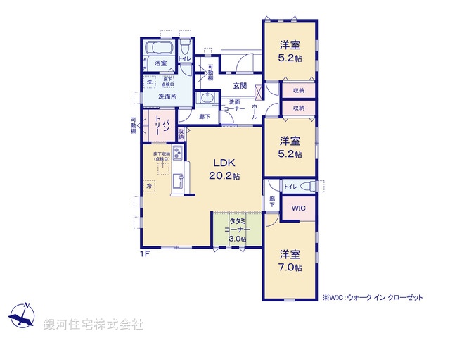 G00386983 埼玉県深谷市田中 新築一戸建て 2990万円【間取図】