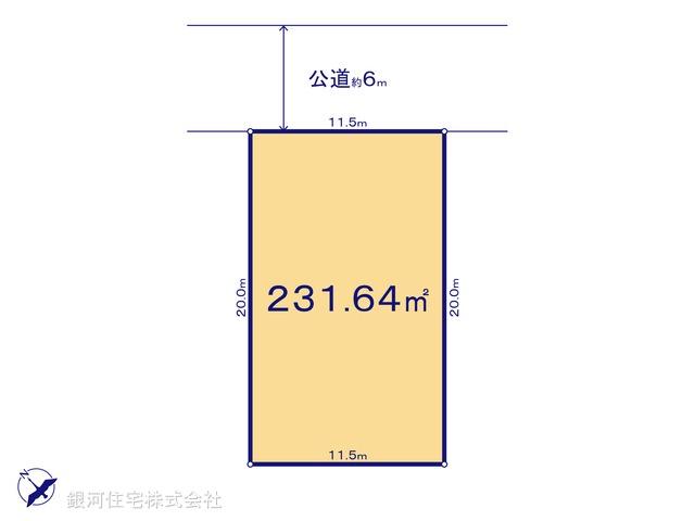 G00386992 神奈川県川崎市多摩区菅馬場３丁目 土地 4480万円【区画図】