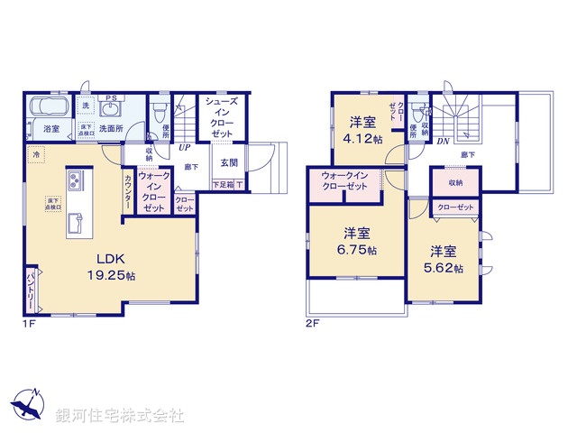 G00387011 埼玉県桶川市大字加納 新築一戸建て 4399万円【間取図】